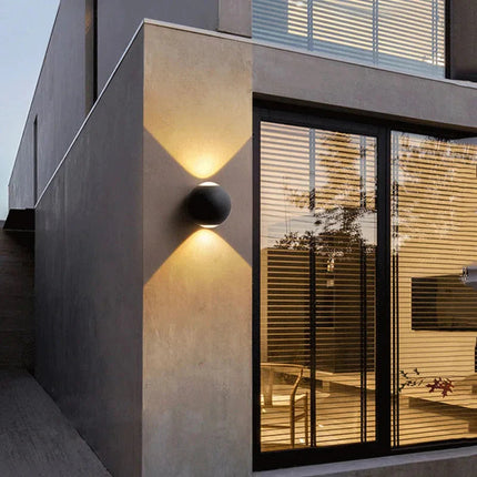 Sferyczny Kinkiet Aluminiowy z Chipem LED – Nowoczesny Kinkiet Ścienny do Salonu i Biura 3