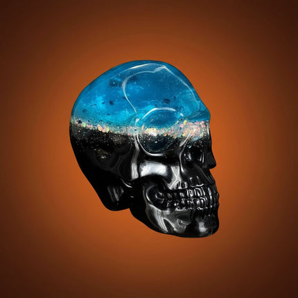 Silikonowa forma 3D w kształcie czaszki do rękodzieła i dekoracji Halloween, elastyczny silikonowy k 4
