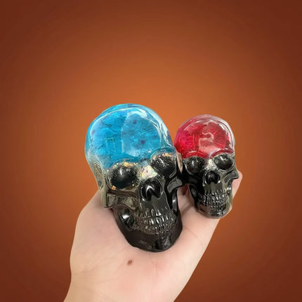 Silikonowa forma 3D w kształcie czaszki do rękodzieła i dekoracji Halloween, elastyczny silikonowy k 6
