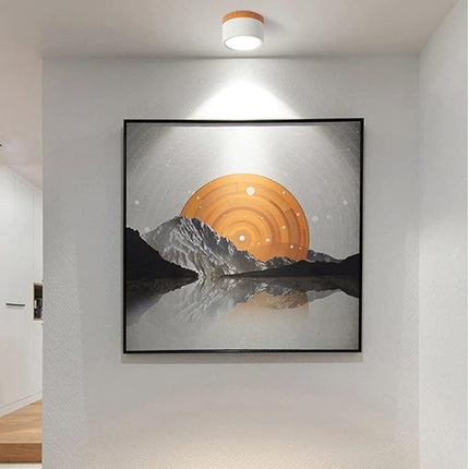 Skandynawska Lampa Sufitowa LED Cylinder do Przedpokoju – Nowoczesny Design 6