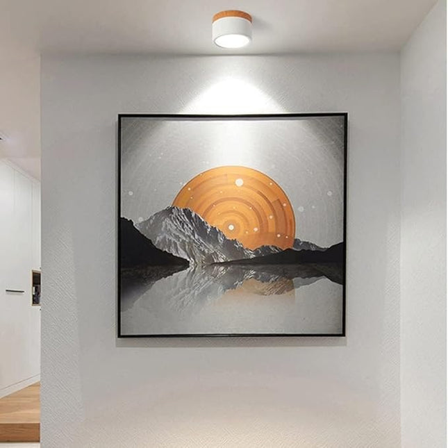 Skandynawska Lampa Sufitowa LED Cylinder do Przedpokoju – Nowoczesny Design 6