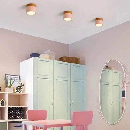 Skandynawska Lampa Sufitowa LED Cylinder do Przedpokoju – Nowoczesny Design 8