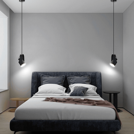 Skandynawski Wiszący Reflektor z Drewna i Metalu – Elegancki Design, Minimalistyczny Styl do Nowoczesnych Wnętrz 4