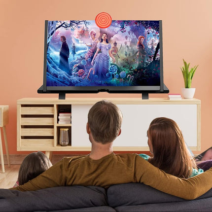 Składana Lupa 12-Calowa do Ekranu Telefonu – Powiększenie 3-5x, Antypoślizgowy Uchwytem, Kompatybilna z iOS i Android 4