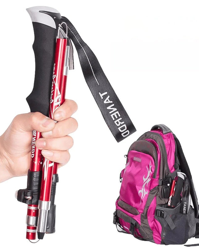 Składane Kijki Trekkingowe z Regulowaną Wysokością – Idealne do Chodzenia po Górach i Miejskich Spacerów 2