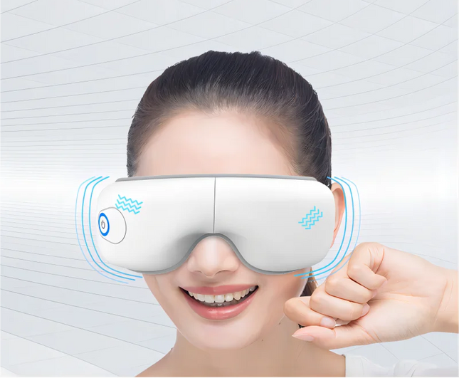 Składany Masażer Do Oczu Z Ciepłem I Muzyką Bluetooth – Ergonomiczny Relaks, 5 Trybów, Kompaktowy Design 4