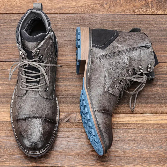 Skórzane buty typu Oxford dla mężczyzn, ręcznie wykonane z precyzją – klasyczny czarny design, trwała gumowa podeszwa 0