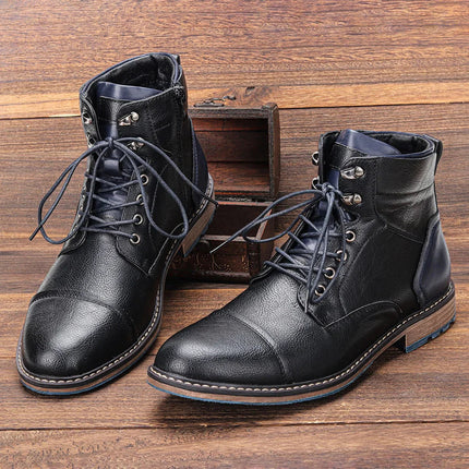 Skórzane buty typu Oxford dla mężczyzn, ręcznie wykonane z precyzją – klasyczny czarny design, trwała gumowa podeszwa 3