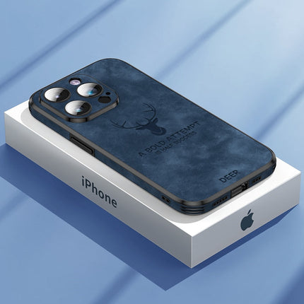 Skórzane etui na iPhone'a z ochroną przed wstrząsami – smukła i lekka konstrukcja do iPhone'a 14, 13 i 12 5