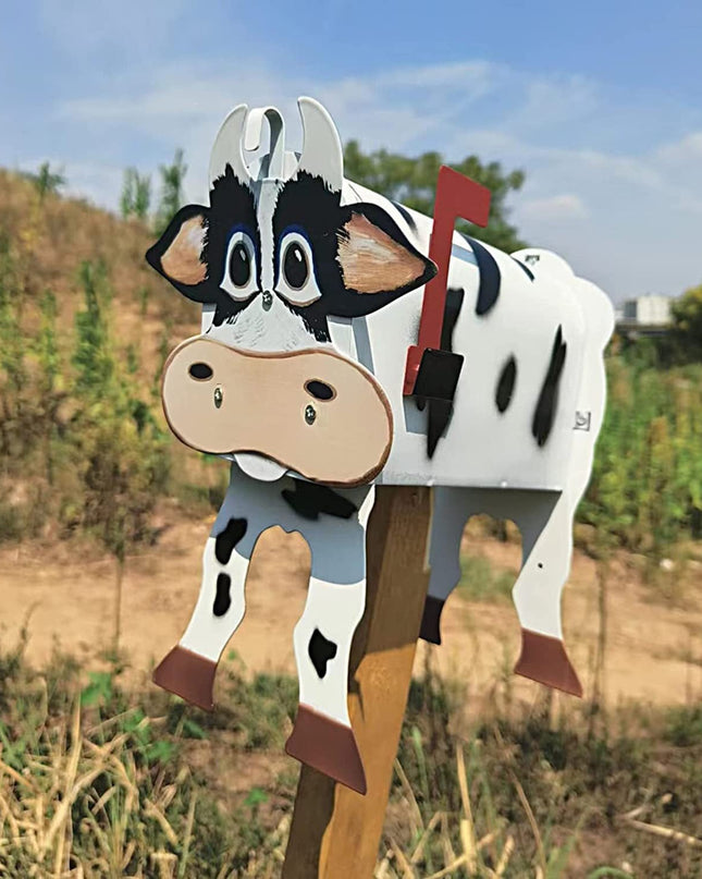 Skrzynka Pocztowa Na Listy Ręcznie Wykonana Z Motywem Zwierzęcym – Odporna Na Warunki Atmosferyczne, Metalowa Dekoracja Do Ogrodu 0