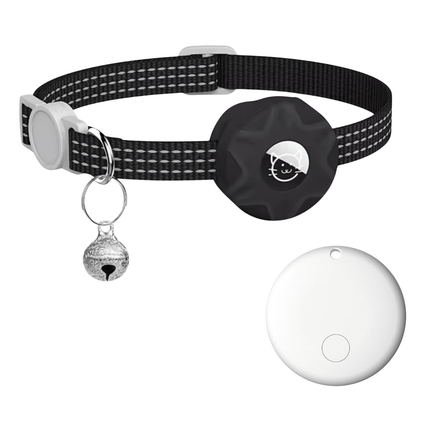 Smart Pet Tracker with Reflective Collar for Dogs and Cats – Bluetooth Location Tracker with Alarm Function 0