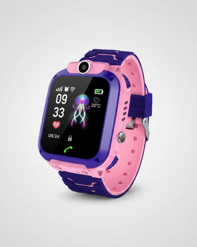 Smartwatch dziecięcy z GPS i kamerą, idealny do monitorowania bezpieczeństwa i zapewnienia zabawy, z kolorowym wyświetlac 0