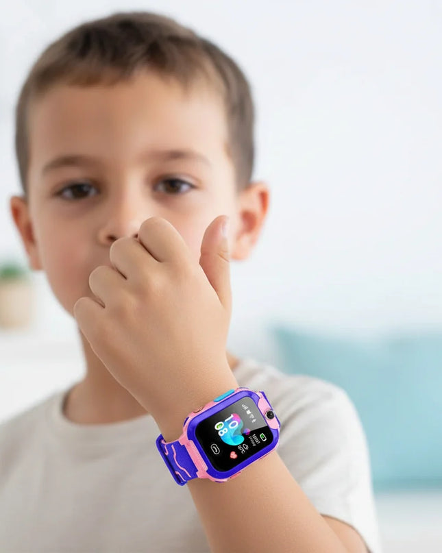 Smartwatch dziecięcy z GPS i kamerą, idealny do monitorowania bezpieczeństwa i zapewnienia zabawy, z kolorowym wyświetlac 6