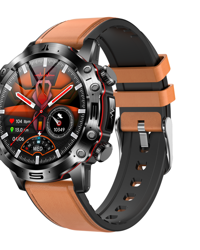 Smartwatch EKG z Monitorowaniem Ciśnienia Krwi i Poziomu Cukru – 1,43-Calowy Ekran AMOLED, Bluetooth, Wodoodporny 2