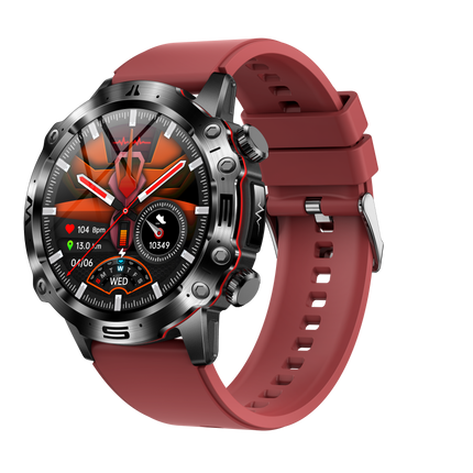 Smartwatch EKG z Monitorowaniem Ciśnienia Krwi i Poziomu Cukru – 1,43-Calowy Ekran AMOLED, Bluetooth, Wodoodporny 4