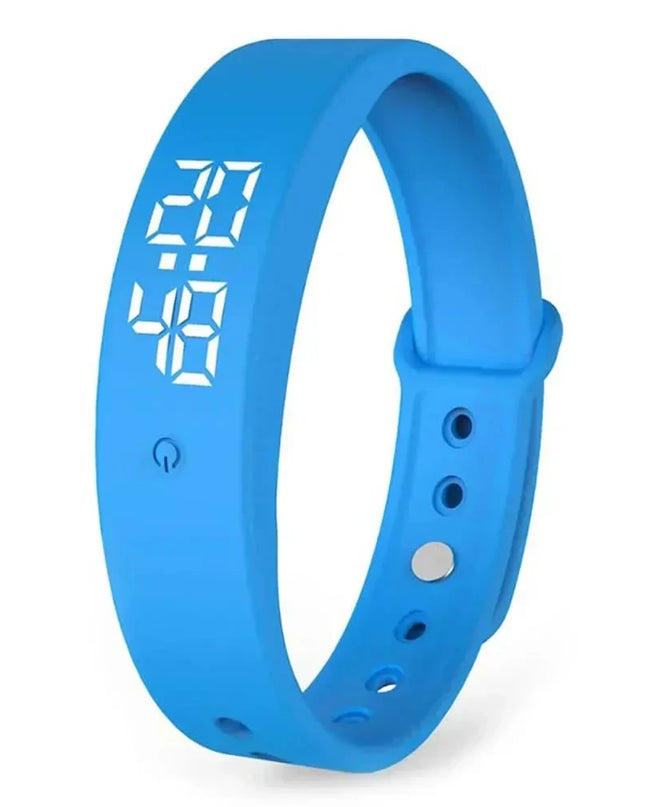 Smartwatch wodoodporny z monitorowaniem zdrowia, cichymi powiadomieniami i silikonowym paskiem, idealny do 0