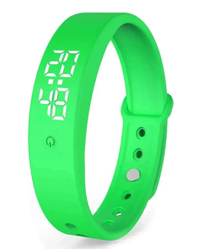 Smartwatch wodoodporny z monitorowaniem zdrowia, cichymi powiadomieniami i silikonowym paskiem, idealny do 1