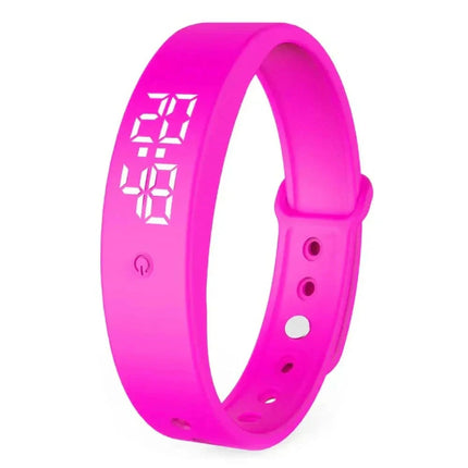 Smartwatch wodoodporny z monitorowaniem zdrowia, cichymi powiadomieniami i silikonowym paskiem, idealny do 3
