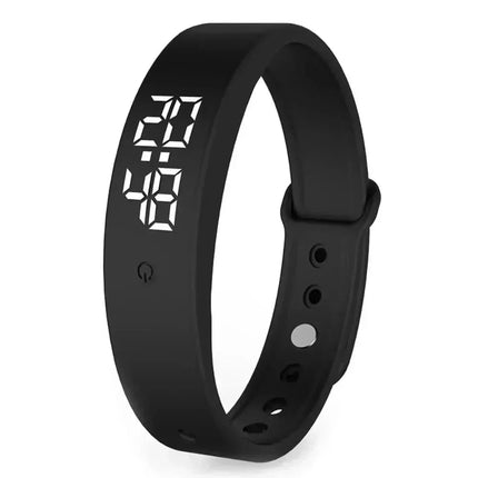 Smartwatch wodoodporny z monitorowaniem zdrowia, cichymi powiadomieniami i silikonowym paskiem, idealny do 4