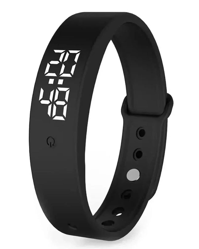 Smartwatch wodoodporny z monitorowaniem zdrowia, cichymi powiadomieniami i silikonowym paskiem, idealny do 4