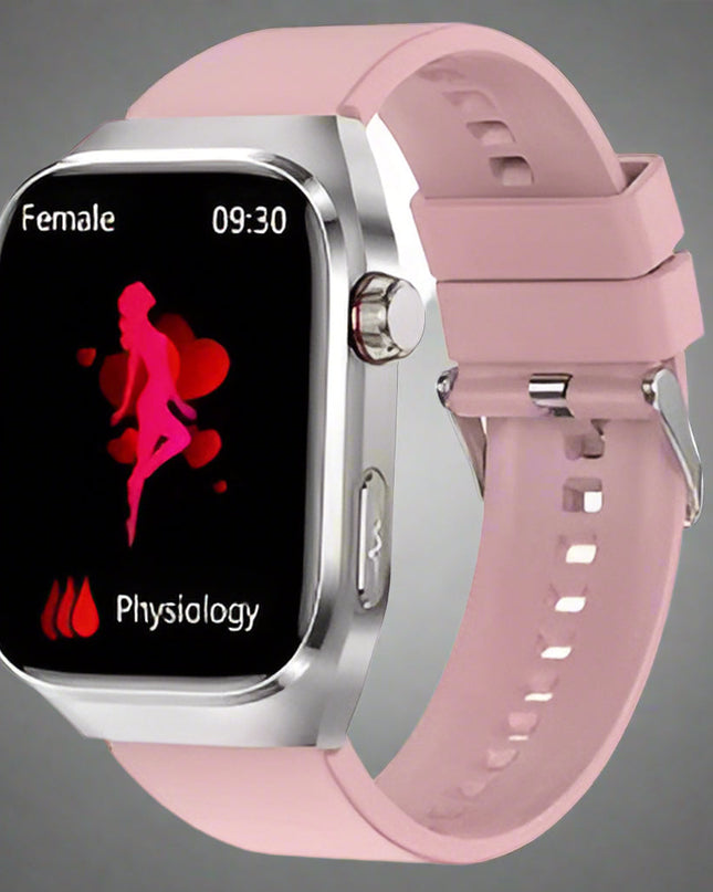 Smartwatch Zdrowotny z EKG i Wyświetlaczem AMOLED 2,04 – Monitoruj Tętno, Cukier We Krwi i Więcej 10