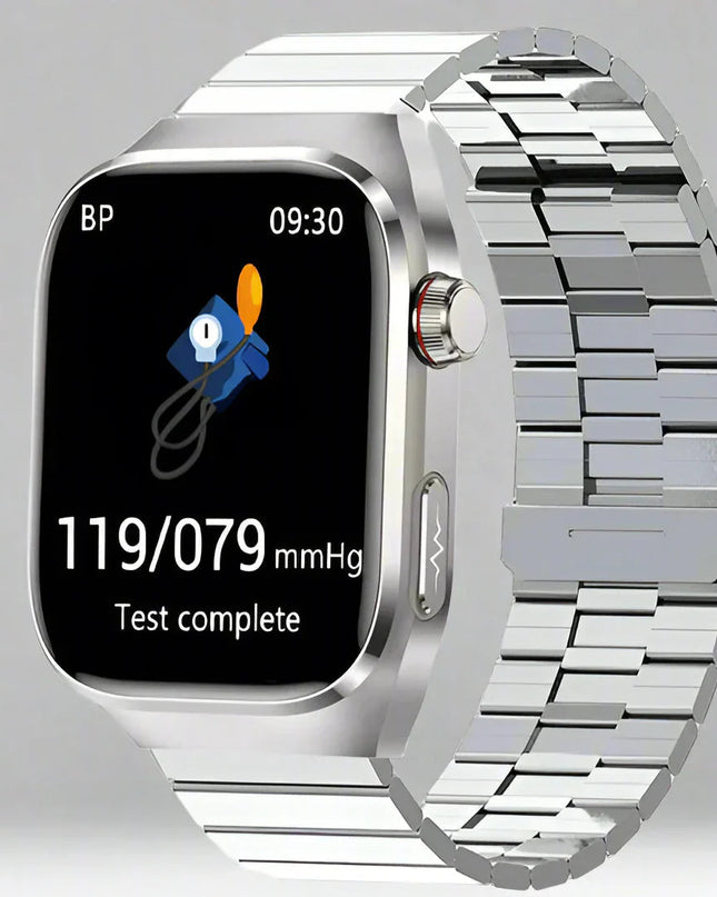 Smartwatch Zdrowotny z EKG i Wyświetlaczem AMOLED 2,04 – Monitoruj Tętno, Cukier We Krwi i Więcej 11