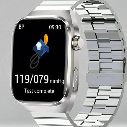 Smartwatch Zdrowotny z EKG i Wyświetlaczem AMOLED 2,04 – Monitoruj Tętno, Cukier We Krwi i Więcej 4