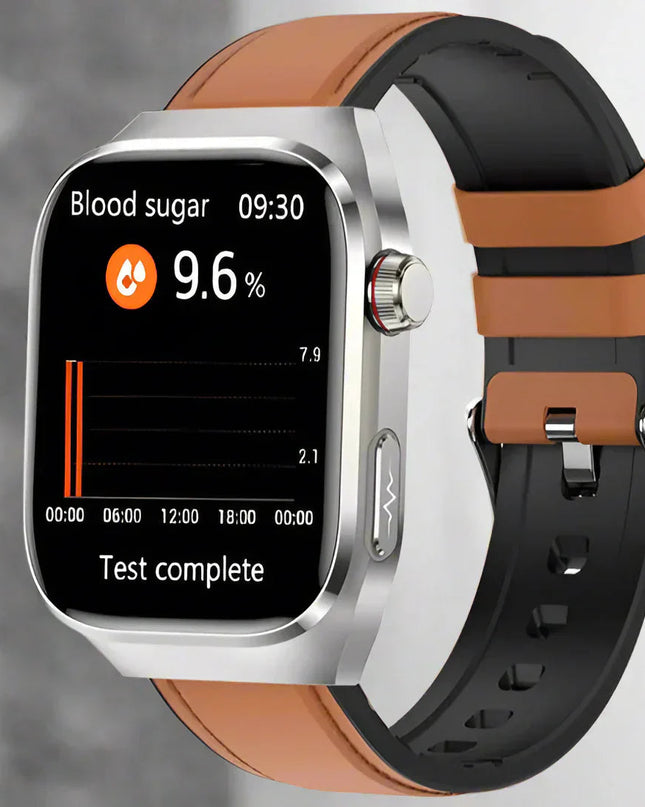 Smartwatch Zdrowotny z EKG i Wyświetlaczem AMOLED 2,04 – Monitoruj Tętno, Cukier We Krwi i Więcej 5