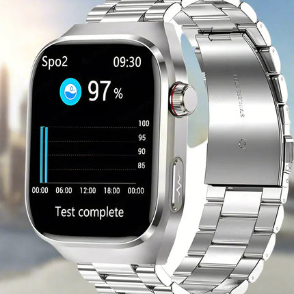 Smartwatch Zdrowotny z EKG i Wyświetlaczem AMOLED 2,04 – Monitoruj Tętno, Cukier We Krwi i Więcej 6