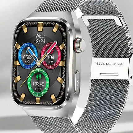 Smartwatch Zdrowotny z EKG i Wyświetlaczem AMOLED 2,04 – Monitoruj Tętno, Cukier We Krwi i Więcej 9