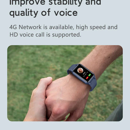 Smartwatch dla Seniorów z Wykrywaniem Upadków, GPS i Alarmem SOS 4G – Wodoodporny, Przypomnienia o Lekach 3