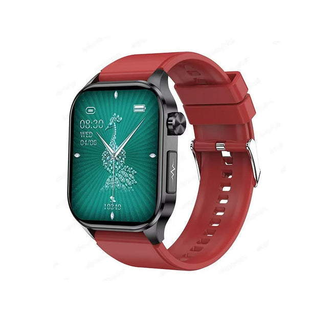 Smartwatch dla seniorów z monitorowaniem stanu zdrowia i funkcją SOS – wyświetlacz AMOLED 2,04, połączenia Bluetooth, wodoszczelność 1