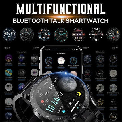 Smartwatch do Monitorowania Glukozy z Bluetooth i Wodoodpornością IP67 – 1,45 Ekran, Monitor Tętna i Ciśnienia Krwi 6