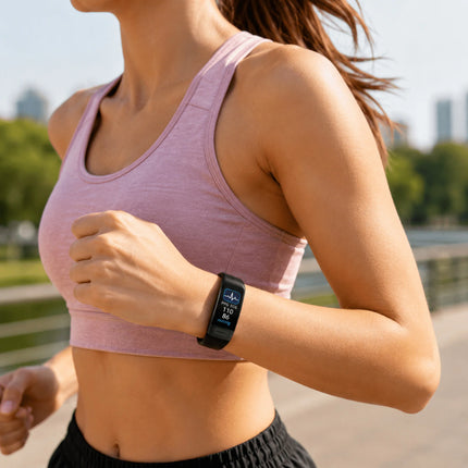 Smartwatch z nowoczesnym wyświetlaczem, inteligentnymi funkcjami, lekkim i wygodnym designem, idealny dla 1