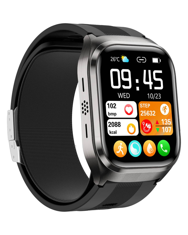 Smartwatch z ciśnieniomierzem i poduszką powietrzną oraz monitorowaniem stanu zdrowia – 2,06-calowy ekran AMOLED 6