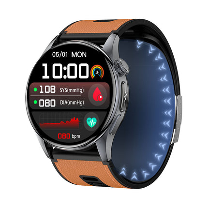 Smartwatch z monitorowaniem EKG i ciśnienia krwi + wyświetlacz AMOLED 1,56 cala + koperta ze stopu + funkcje monitorowania aktywności fizycznej 3