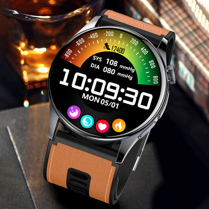 Smartwatch z monitorowaniem EKG i ciśnienia krwi + wyświetlacz AMOLED 1,56 cala + koperta ze stopu + funkcje monitorowania aktywności fizycznej 7