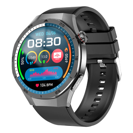 Smartwatch z monitorowaniem stanu zdrowia EKG i wyświetlaczem AMOLED 1,56 cala – wodoodporny monitor aktywności IP68 1