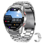 Silver steel bracelet