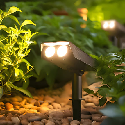 Solarna lampa ogrodowa LED z regulowanym strumieniem światła – bezprzewodowe oświetlenie zewnętrzne do ogrodu i na ścieżki 7
