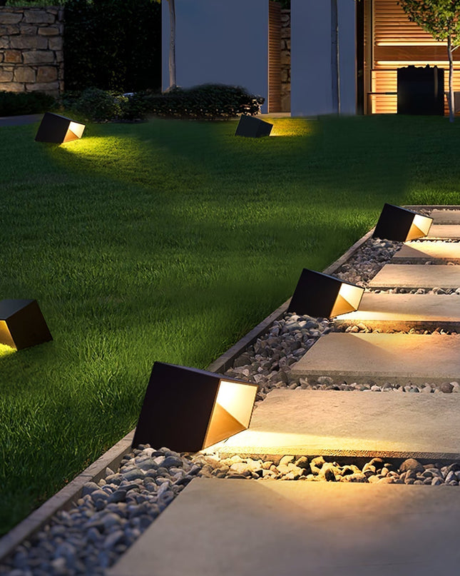 Solarny Oświetlenie Ogrodowe Cube Garden z Diody LED – Kompaktowa Lampa Zewnętrzna IP65 do Małych Przestrzeni 2