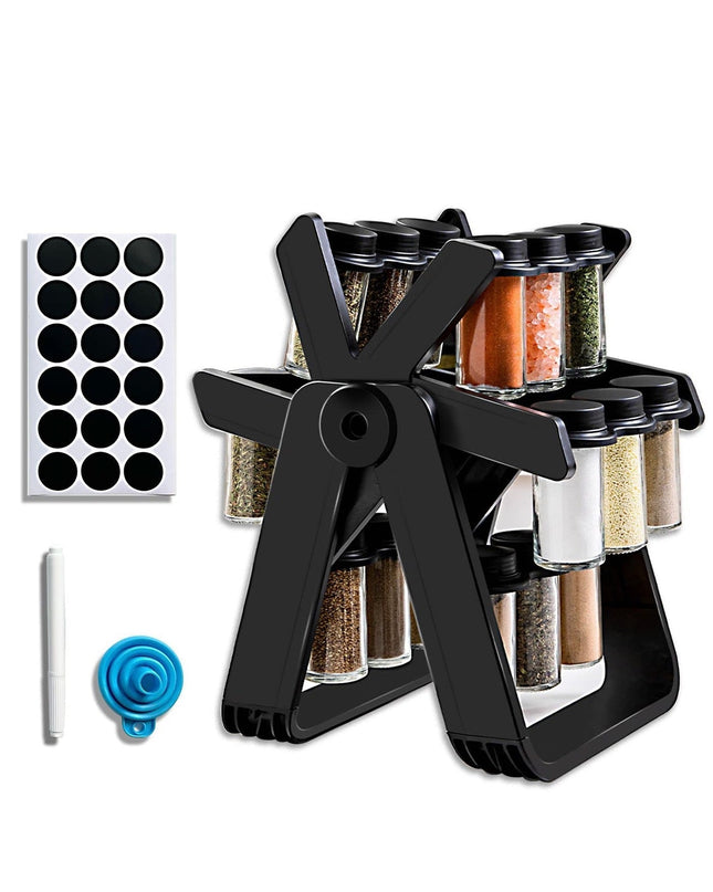 SpiceTwist Organizer – łatwy dostęp do ulubionych przypraw – utrzymuj przyprawy w porządku dzięki prostemu rozwiązaniu 3