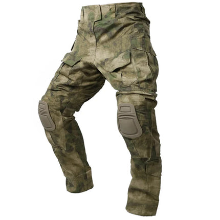 Spodnie Cargo Męskie TactiFlex Pro z Nakolannikami w Kamuflażu Multicam – Trwałe, Oddychające i Wygodne 0