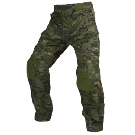 Spodnie Cargo Męskie TactiFlex Pro z Nakolannikami w Kamuflażu Multicam – Trwałe, Oddychające i Wygodne 7