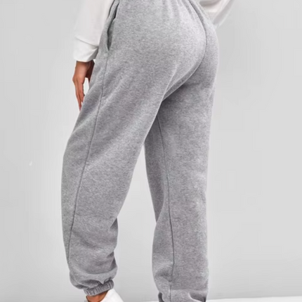 Spodnie Dresowe Damskie z Wysokim Stanem, Wygodne i Stylowe, Nowoczesny Krój, Miękki Materiał, Rozmiary XS-XL 2