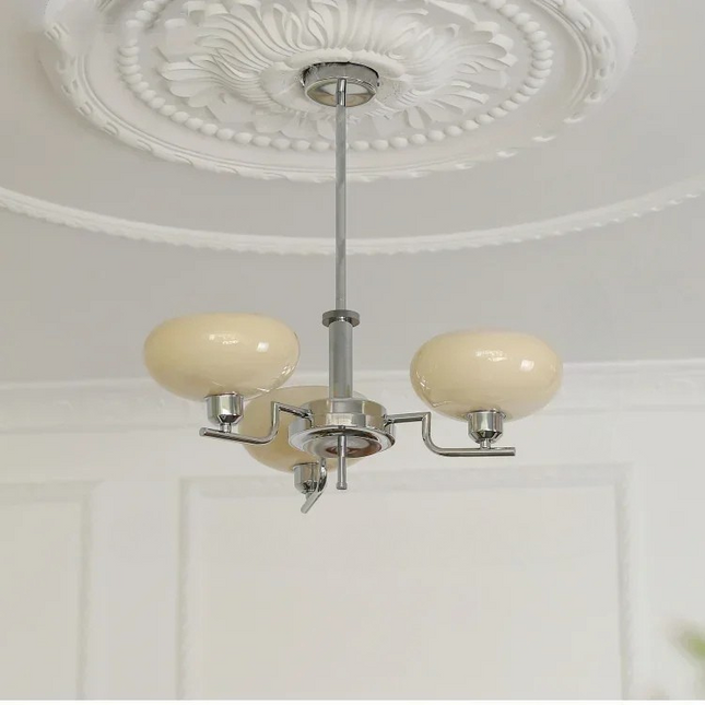 Średniowieczna Lampa Sufitowa Bauhaus w Stylu Retro do Sypialni i Biura – Żelazna, Nowoczesna, Łatwy Montaż 9