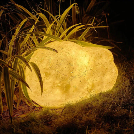 Stylowa Lampa Zewnętrzna Solarna Living Stone na Dom z Naturalnym Designem do Oświetlenia Ogrodu i Ścieżek 3