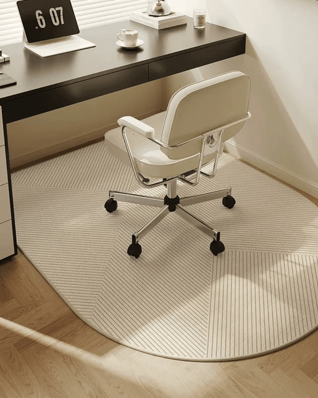 Stylowa Mata na Krzesło Biurowe z Weluru – Ochrona Podłogi i Elegancki Wygląd, Wysokiej Jakości Materiał, Łatwa Pielęgnacja 1