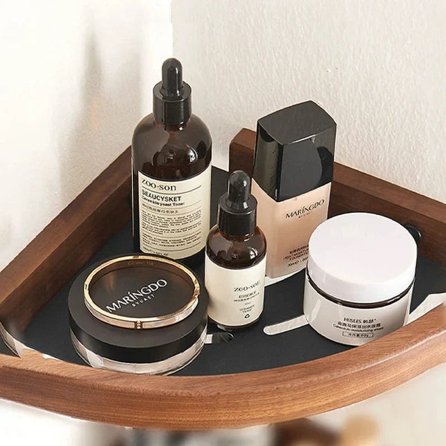 Stylowe Półki do Łazienki z Naturalnego Drewna – Elegancka Organizacja 3