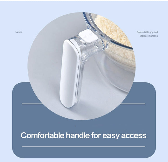 Stylowy Pojemnik do Przechowywania Żywności – Duży Przezroczysty Pojemnik na Płatki Śniadaniowe 7